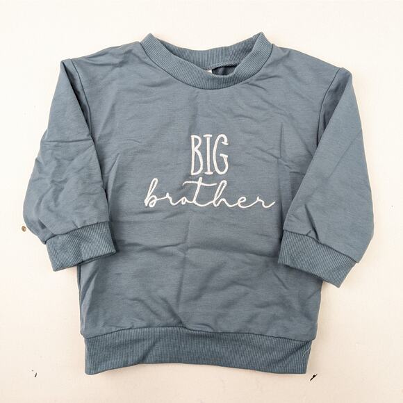 Blue "Big Brother" Sweatshirt - 18-24 months - Picture 1 of 3